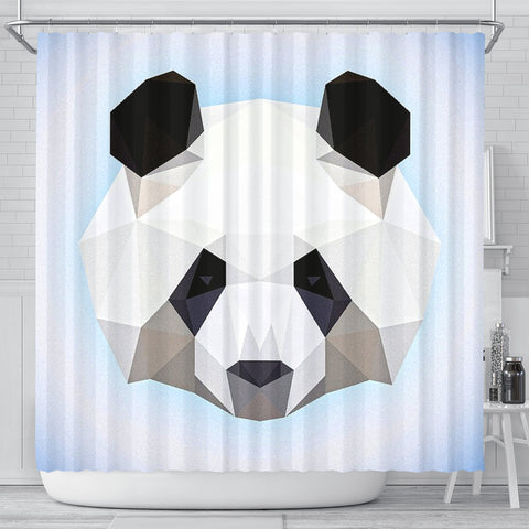 Lovely Panda Art Print Shower Curtains