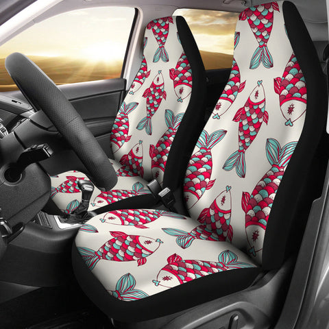 Fish Patterns Print Car Seat Covers