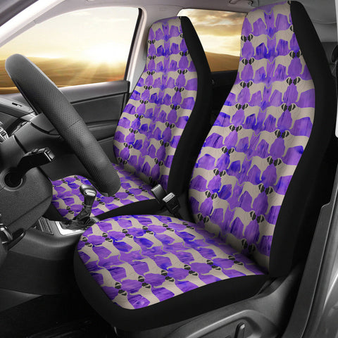 English Mastiff Dog Pattern Print Car Seat Covers