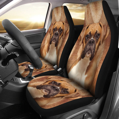 Amazing Boxer Dog Print Car Seat Covers