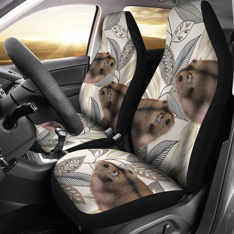 Campbell's Dwarf Hamster Print Car Seat Covers