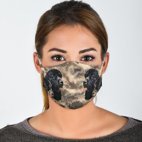 Cute Newfoundland Print Face Mask