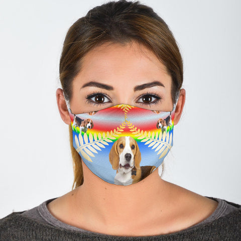 Beagle Designs Print Face Mask