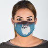 Cute Munchkin Cat Print Face Mask