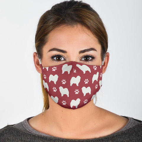 Chow Chow Dog Patterns Print Face Mask
