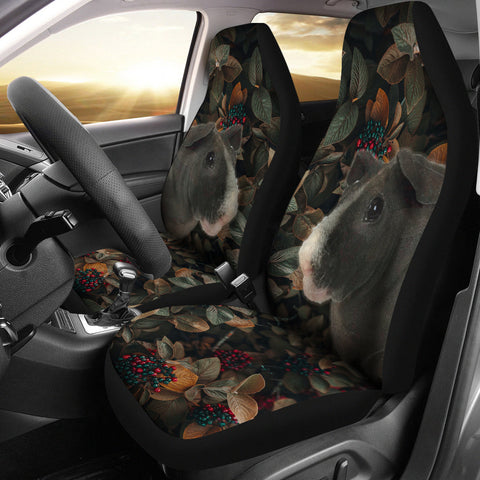 Skinny Pig Print Car Seat Covers