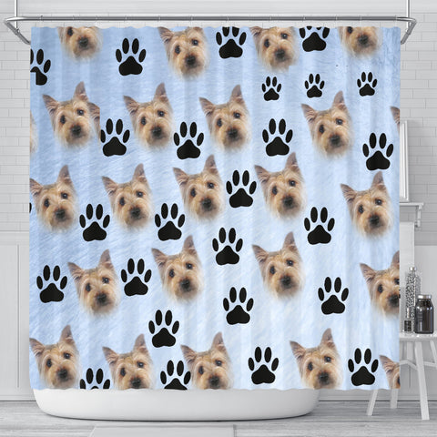 Cairn Terrier Print Shower Curtain