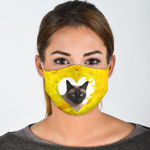 Tonkinese Cat Print Face Mask