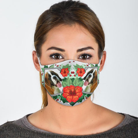 St. Bernard Print Face Mask