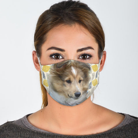 Sheltie Print Face Mask- Limited Edition