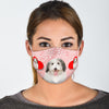 Cute Coton de Tulear Dog Print Face Mask