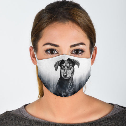 Lovely Manchester Terrier Print Face Mask- Limited Edition