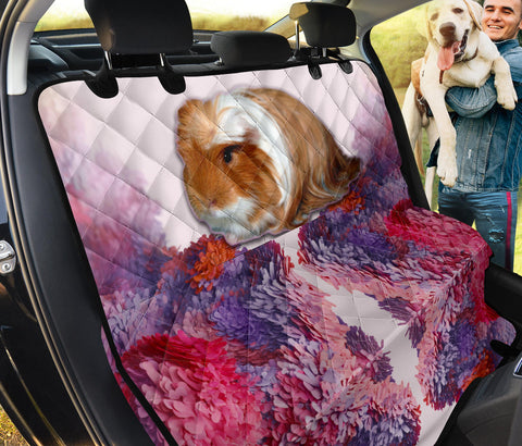 Peruvian Guinea Pig On Pink Print Pet Seat Covers