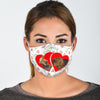 Airedale Terrier floral Print Face Mask