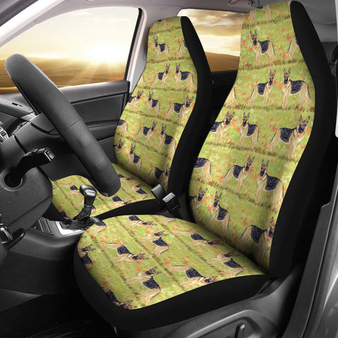 German Shepherd Patterns Print Car Seat Covers