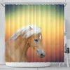 Haflinger Horse Print Shower Curtain