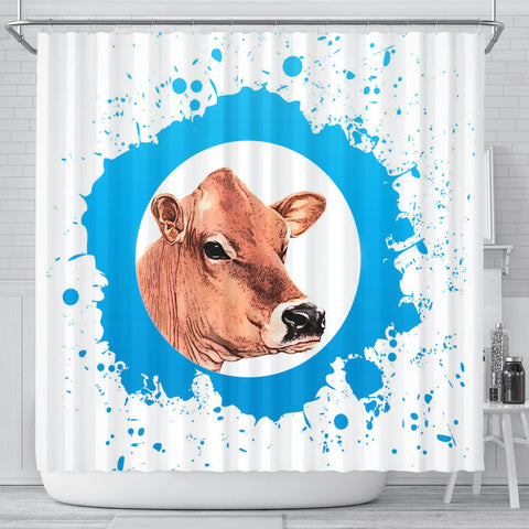 Jersey Cow Print Shower Curtain