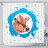 Jersey Cow Print Shower Curtain