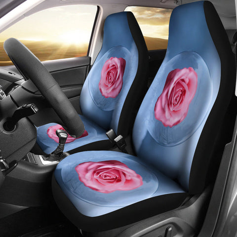 Lovely Rose Print Car Seat Covers