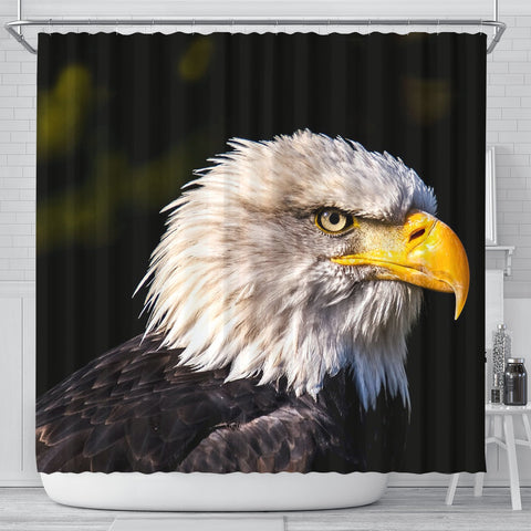 White Tailed Eagle Bird Print Shower Curtains
