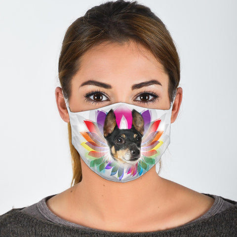 Cute Toy Fox Terrier Print Face Mask