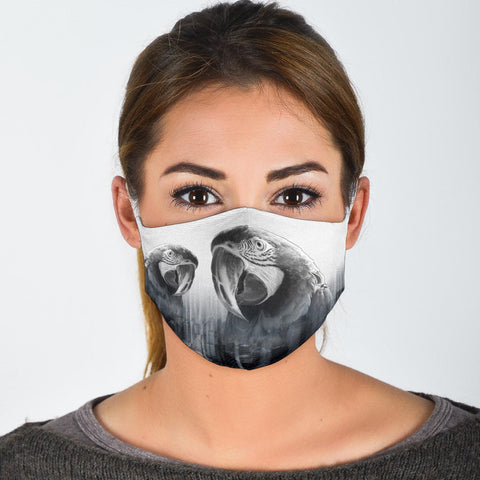 Catalina macaw Print Face Mask