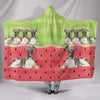 Whippet dog Print Hooded Blanket