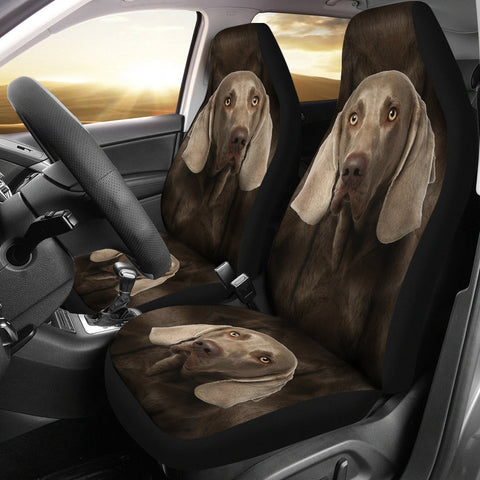 Weimaraner Dog Print Car Seat Covers