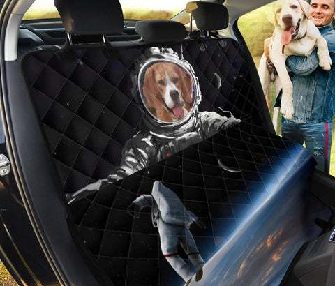 Beagle In Space Print Pet Seat Covers