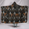 Bluetick Coonhound In Lots Print Hooded Blanket