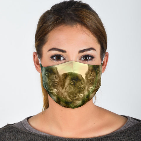 Cute Leonberger Print Face Mask