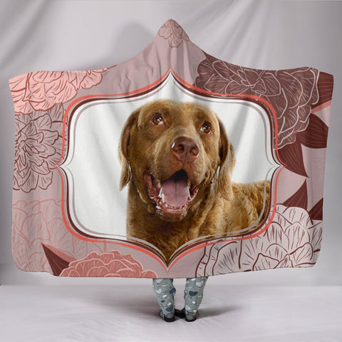 Chesapeake Bay Retriever dog Print Hooded Blanket