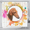 Azawakh Dog Print Shower Curtain