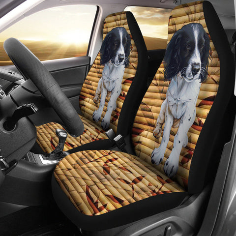 Cute English Springer Spaniel Print Car Seat Covers