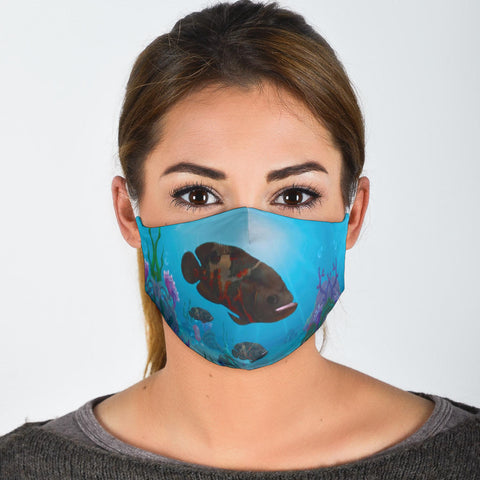 Oscar Fish Print Face Mask