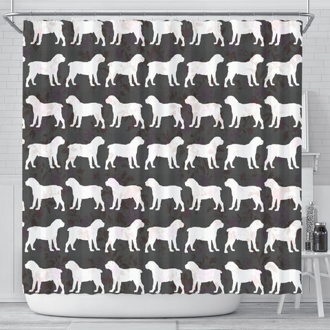 Boreboel Dog Pattern Print Shower Curtains