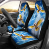 SalmonCrested Cockatoo Print Car Seat Covers