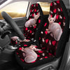 Sphynx cat With heart Patterns Print Car Seat Covers