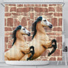 Cute Andalusian Horse Print Shower Curtains