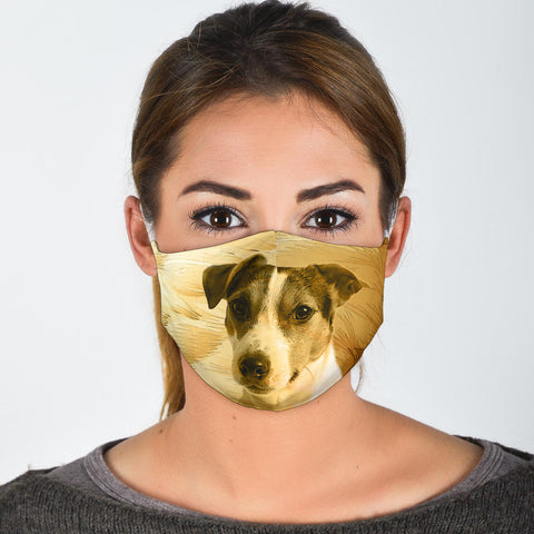 Jack Russell Terrier Print Face Mask