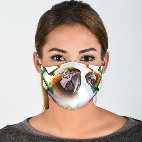 Catalina Macaw Print Face Mask