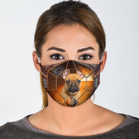 French Bulldog Print Face Mask