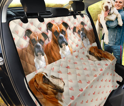 Lovely Boxer Dog Print Pet Seat Covers