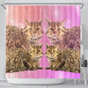 Selkirk Rex Cat Print Shower Curtains