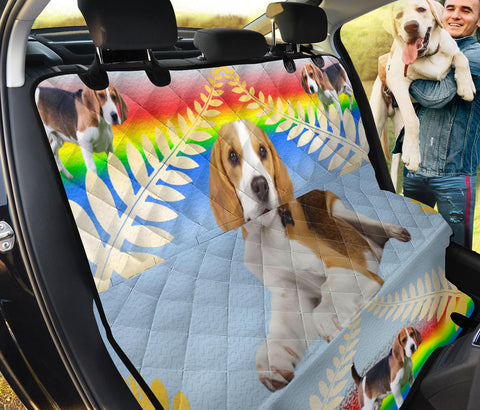 Beagle Dog Print Pet Seat Covers