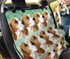 Beagle Dog 3D Print Pet Seat Covers