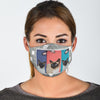 Three Siamese Cat Print Face Mask