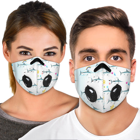 SwordFish Patterns Print Premium Face Mask