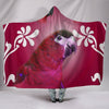 Mini Macaw Parrot Print Hooded Blanket