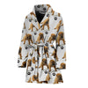 Cute Shar Pei Dog Print Women's Bath Robe